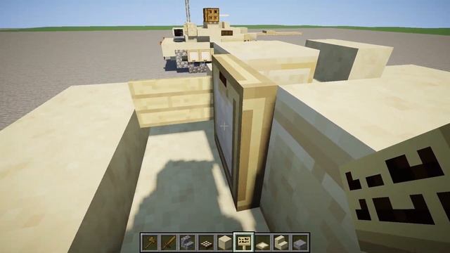 Building Abrams M1A2 Tank in Minecraft. смотреть онлайн
