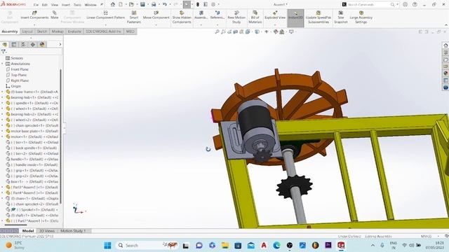 How to make a seed rowing machine on Solidworks смотреть онлайн