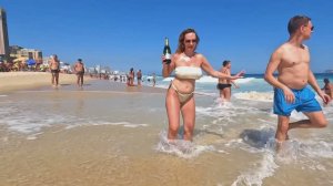 Бразилия пляж Леблон. 2025 4К.