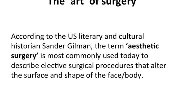 Feminist Aesthetics and the 'Art' of Cosmetic Surgery: A Visual Essay смотреть онлайн