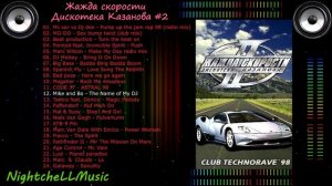 Музыка жажда скорости, дискотека Казанова 2, 90s