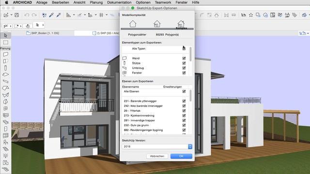 ARCHICAD 20 - Sichern einer SketchUp Datei смотреть онлайн