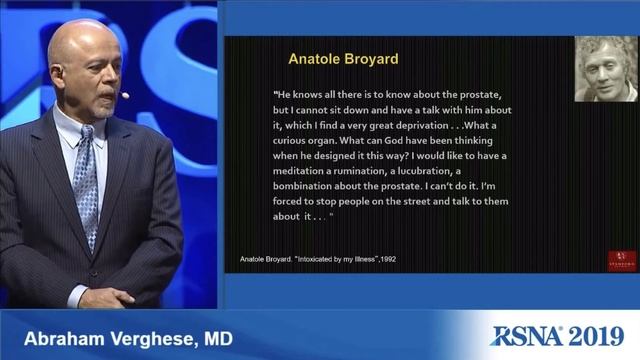 Abraham Verghese MD, RSNA 2019 смотреть онлайн