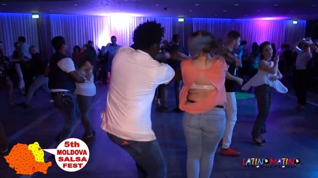 Mamadou Konte & Elena Lupu ( Social Salsa ) @ Moldova Salsa Festival 2018 ( #712)