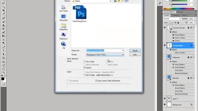 Silent Setup Ultimate Buton Tasarımı Photoshop смотреть онлайн