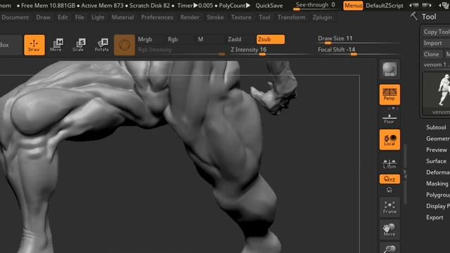Sculpting Venom in 3D! смотреть онлайн