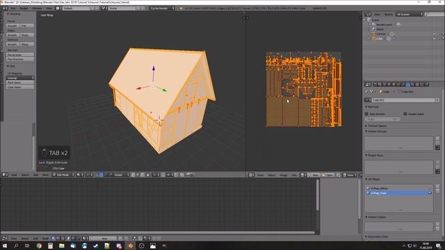 Modding: Anfang bis Ingame - Fachwerkscheune | second UV #7