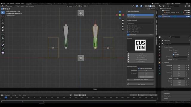 How to Rig a Sci-Fi Vehicle in Blender #part1 смотреть онлайн