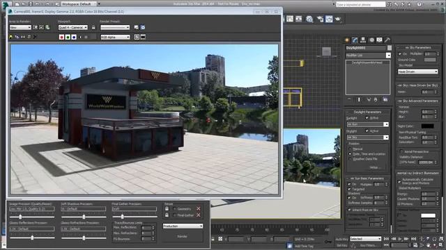 Matching the Environment Part 3 Mental Ray Renderer _Uploaded by Graphic World co смотреть онлайн