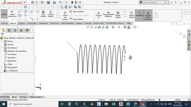 Model a Torsion Spring in Solidworks | Practice Exercise 23 Solidworks | Torsional Spring Solidwork смотреть онлайн