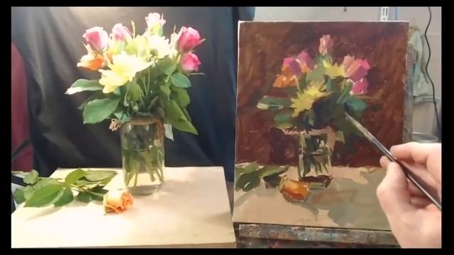 Speedpainting- Exploring an Edouard Manet Still Life Composition смотреть онлайн