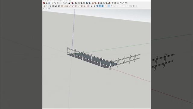 Fence component SketchUp Pro 2020 2020 09 19 17 24 26 смотреть онлайн