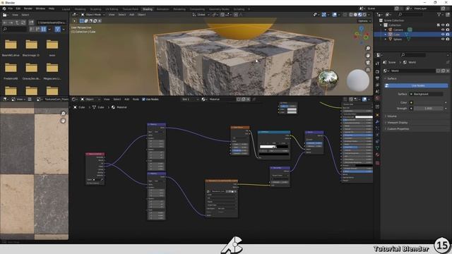 Tutorial Blender 15 - Efeitos com Noise Texture (básico) смотреть онлайн