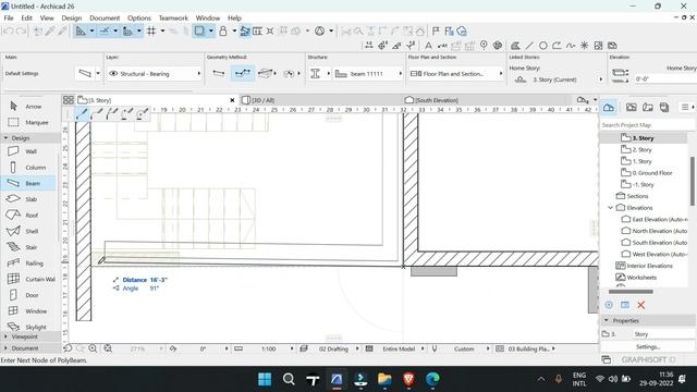 Modern House Design in ArchiCAD | 31'x47' Complete 3D Exterior Tutorial смотреть онлайн