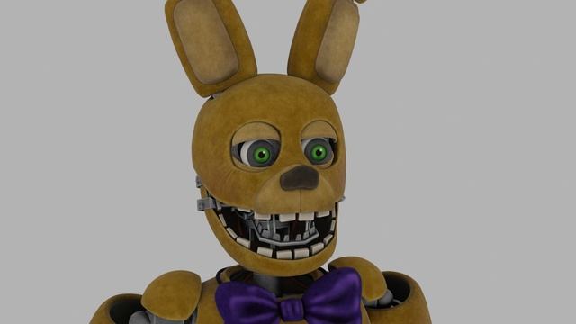[FNAF/BLENDER] AUDIO WARNING!!! springbonnie dies of bleed смотреть онлайн