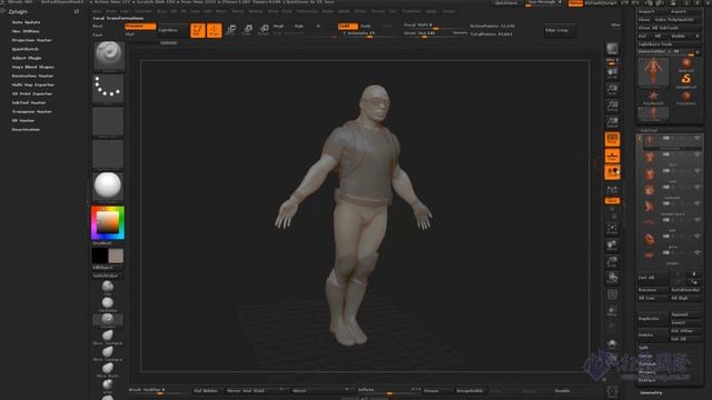 Painter to ZBrush Teach-6(all 7) смотреть онлайн