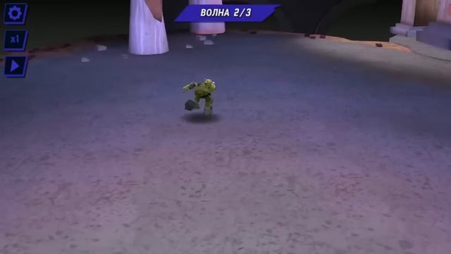 МИКЕЛАНДЖЕЛО ВИДЕНИЕ против БОССОВ в игре Черепашки ниндзя Легенды видео на андроид TMNT Legends смотреть онлайн