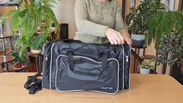 Дорожная сумка Polar 6008 черный смотреть онлайн