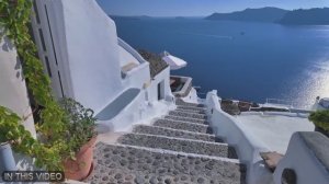 Самая красивая прогулка на Санторини — от Фиры до нереальных видов Ии! 😳💙