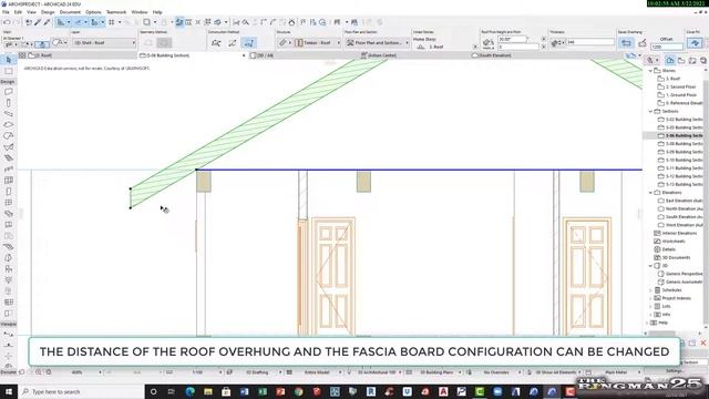 Digital Visualization in Architecture: Creating and installing the Roof using ArchiCAD (BIM) смотреть онлайн