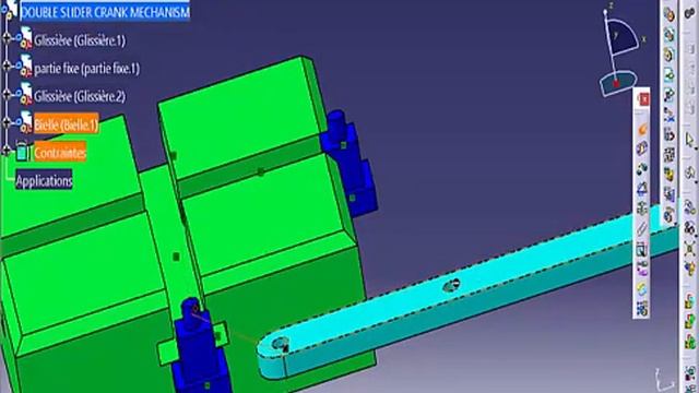 CATIA//assemblage et simulation (ASSEMBLY DESIGN & DMU CNEMATIC) смотреть онлайн
