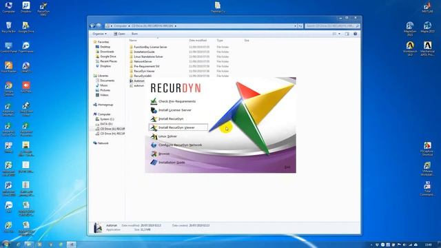 [Dynamic Simulation with Recurdyn]Cài Recurdyn V9R3 смотреть онлайн