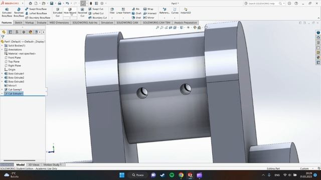 V12 Engine Easy Tutorial SolidWorks Ep 10/40 (Crankshaft) (Eng/Tur/Rus/Kaz subs) смотреть онлайн