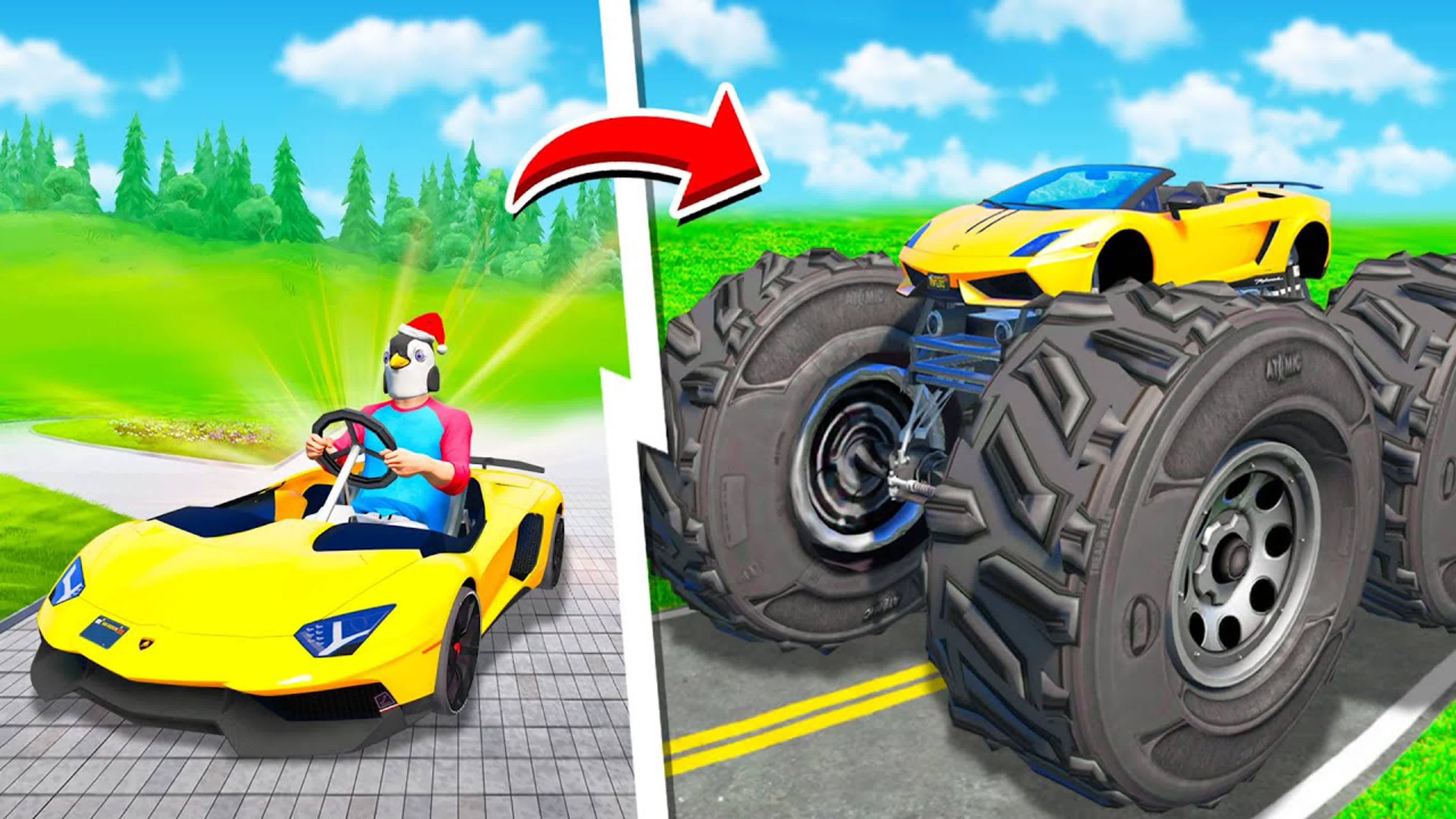 Прокачал тачку нуба в бигфут бога в гта 5 онлайн ! - апгрейд в gta 5 online смотреть онлайн