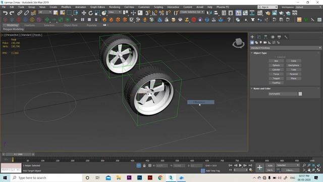 car - rigging | 3ds max смотреть онлайн