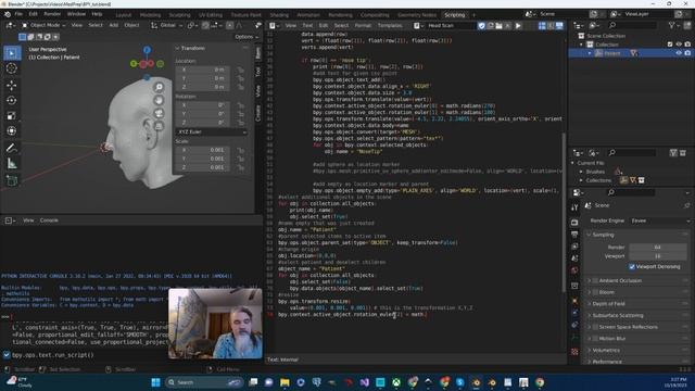Changing Rotation with Blender Python смотреть онлайн