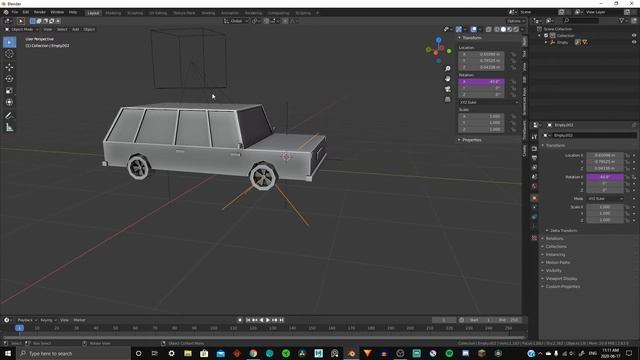 How To Make A Super Simple Car Rig | Blender 2.8 смотреть онлайн