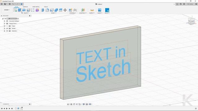 Fusion 360 ABC = Text in Sketch (Kiraemon 有聲導航 Tutorial ) смотреть онлайн