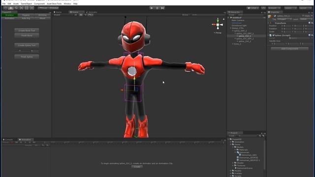 Puppet3D Tutorial p4 - Bones смотреть онлайн
