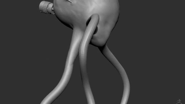 ZBrush - Sci Fi Monster смотреть онлайн