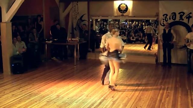 Mark Anthony Sheppard & Evija (Baila Rico) at Baila Rico birthday party смотреть онлайн