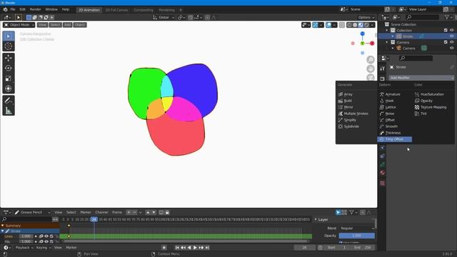 Blender Tutorial - Lesson 172 - Noise Modifier for 2D Drawings смотреть онлайн