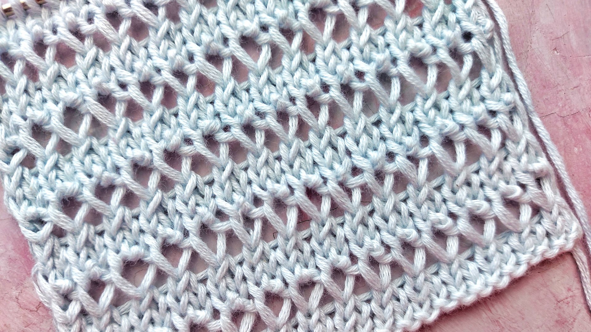 Универсальный горизонтальный узор из ажурных линий / Очень простой и легкий смотреть онлайн