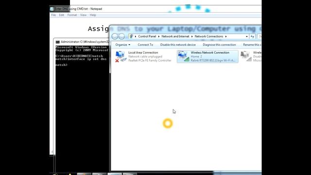 How to assign DNS in windows using CMD | Assign dns using cmd смотреть онлайн