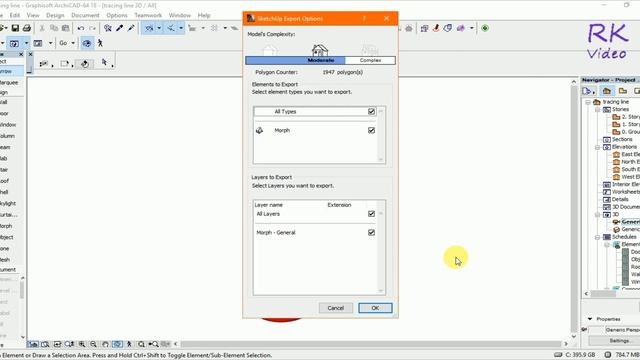 Archicad Tutorial - Unique technique to import archicad file into sketchup format смотреть онлайн