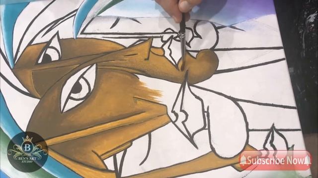 #850 Painting Demo.URBAN EXPRESSIONS Modern Art.Start to Finish Michael Lang inspired смотреть онлайн