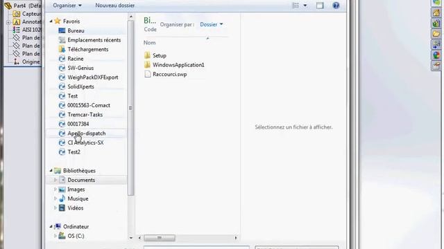 Ajout d'un bouton macro dans SOLIDWORKS смотреть онлайн