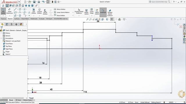 3D CAD MODEL- SOLIDWORKS FOR PRACTICE. EXERCISE #118 смотреть онлайн