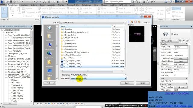 CÁCH CHUYỂN ĐUỔI RTE THÀNH RVT TRONG REVIT смотреть онлайн