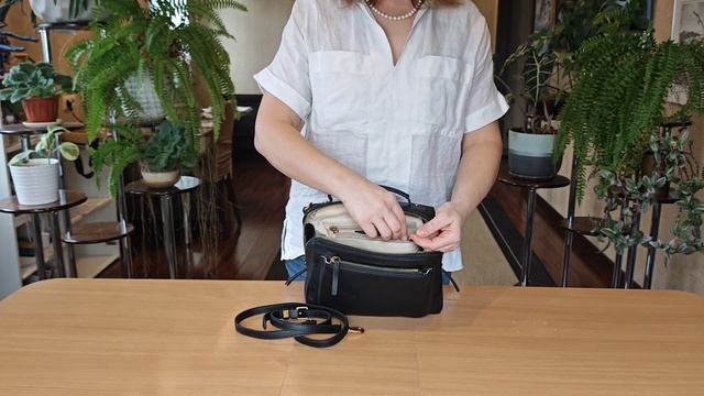 Женская сумка из кожи Pola 6627 черный смотреть онлайн