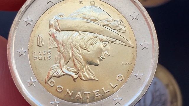 Italy 2 euro, 2016 Death of Donatello 1.500.000 смотреть онлайн