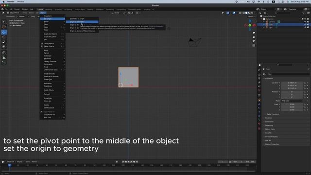 Pivot point settings in blender for animation смотреть онлайн