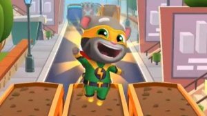 Супер Том собирает золото Talking Tom Gold Run| Мультфильм бегалки для детей