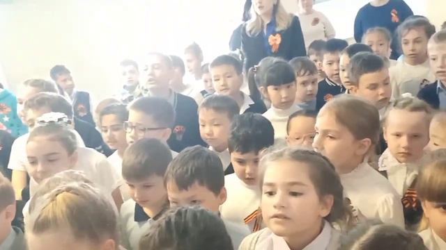 Песенный флешмоб, Катюша, начальная школа смотреть онлайн