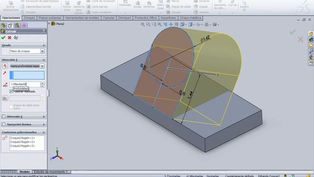 Solidworks 21 Uso de planos de para el diseño de componenetes смотреть онлайн