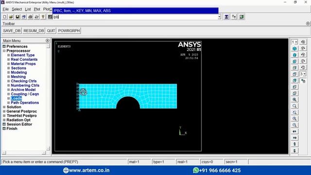 How to display BC and Loads?  - Ansys APDL 53